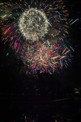 July 4th fireworks in Pasadena, CA 