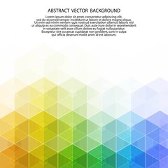 Color hexagon background. polygonal style. Vector template for presentation. abstract geometric design. eps 10