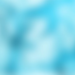 Abstract blue blurred gradient mesh background with light. Trendy colors. Modern nature backdrop. Ecology concept for your graphic design, banner or poster. eps 10