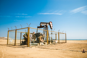 Extraction of Petroleum at Peruvian Desert
