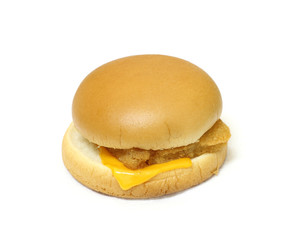 hamburger isolated on white background