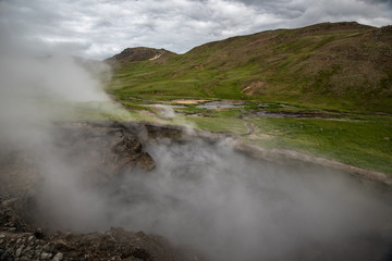 Icelandic landscapes in summertime
