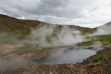 Icelandic landscapes in summertime