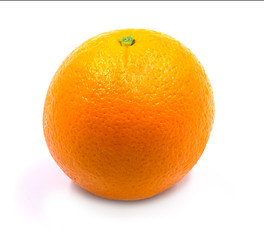 orange fruit isolated on white background