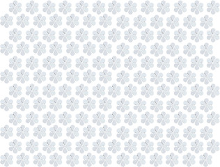 Winter bright snowflakes background