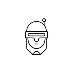 Cyborg, vector, icon icon illustration isolated vector sign symbol - insurance i