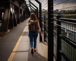 Walk along the bridge