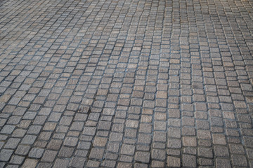 Cobblestone pavement texture