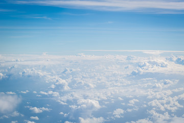 Blue sky with clouds
