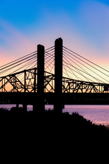 Louisville Sunrise with Bridge