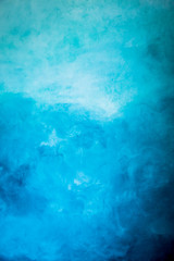 Old cement paint blue wall