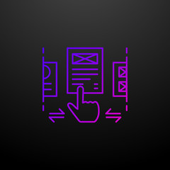 Ux design nolan icon. Elements of web development set. Simple icon for websites, web design, mobile app, info graphics