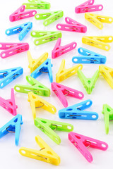 洗濯バサミ　カラフル　ポップ