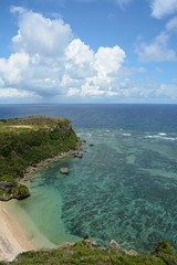岩場と海