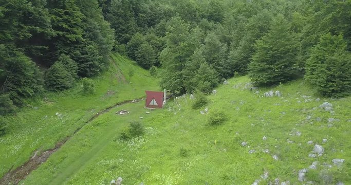 Borov Kamak, Vratsa, Bulgaria, creek in the forest