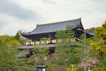 Naklejka premium 京都 知恩院 三門風景