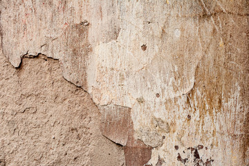 Obraz premium Texture of a concrete wall with cracks and scratches which can be used as a background