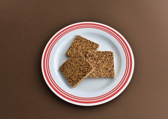 Colombian cuisine, sesame dessert.