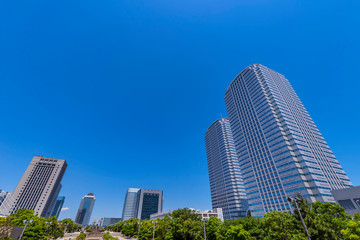 Fototapeta premium 幕張新都心の風景