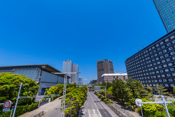 Obraz premium 幕張新都心の風景