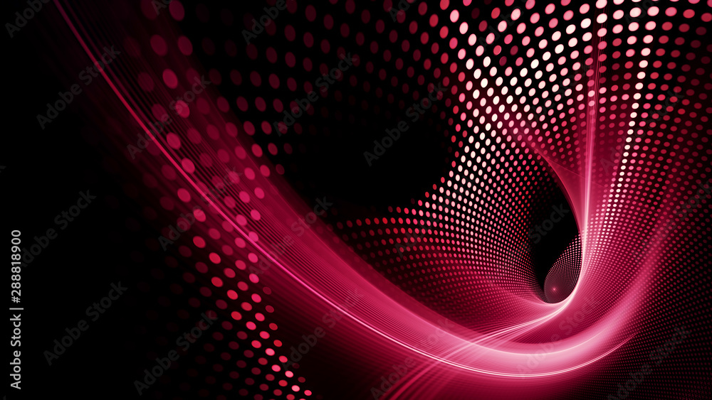 Fototapete abstract background element. fractal graphics series. three-dimensional composition of dynamic curve