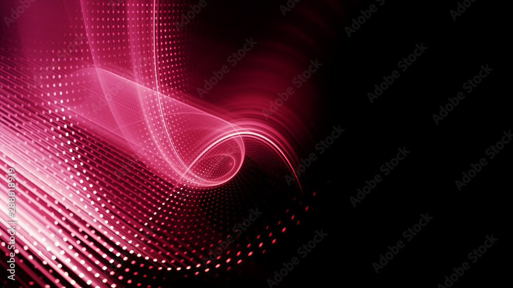 Fototapete abstract background element. fractal graphics series. three-dimensional composition of dynamic curve