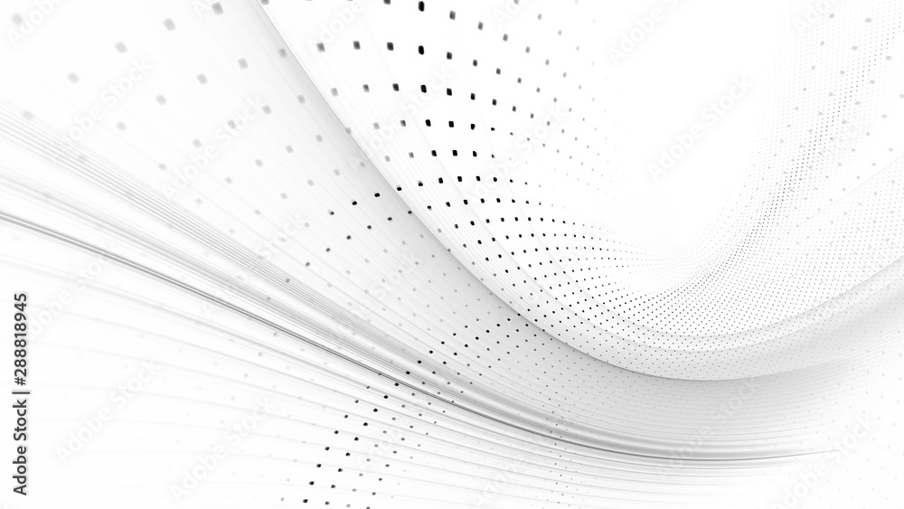 Fototapete abstract background element. fractal graphics series. three-dimensional composition of dynamic curve