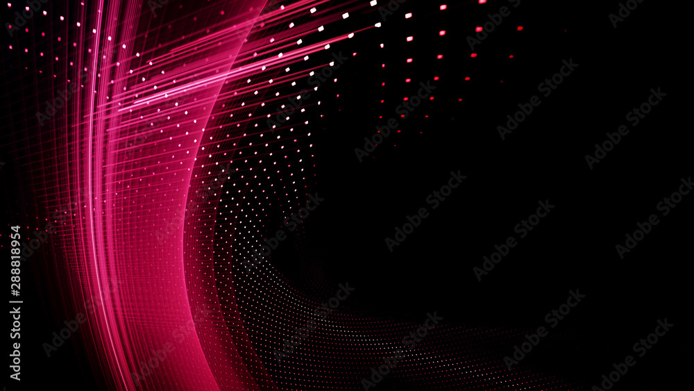 Fototapete abstract background element. fractal graphics series. three-dimensional composition of dynamic curve