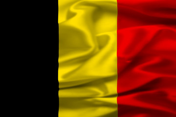 Fototapeta premium Bandiera Belgio