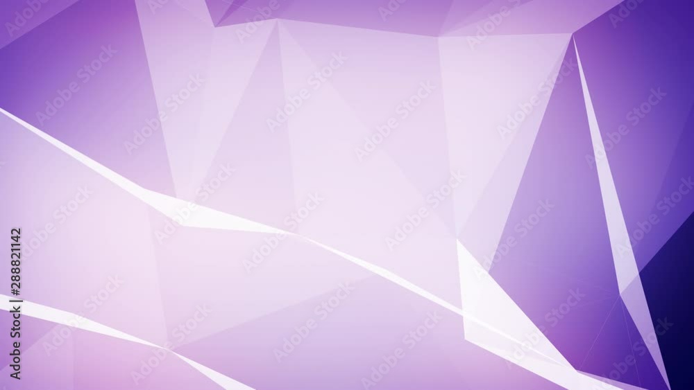 Poster 3d Animation of triangles motion background with plexus effects. Smooth moves of points and edges which connect triangles. Seamless loop.