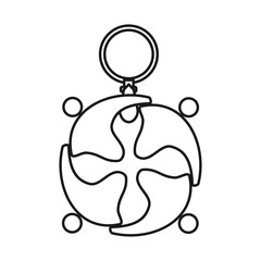 Magnify Commitment Teamwork Together Outline Logo