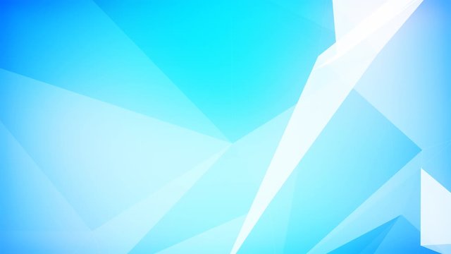 Plexus triangles animation with visible edges and faces with light blue color, smooth animation and seamless loop. 3d render animation backdrop.