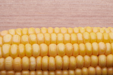 Photo of yellow corn background, abstract backgrounds, harvest season, healthy organic nutrition, maize cob, golden textured wallpaper, fresh prepared grain, tasty vegetable, vegetarian meal