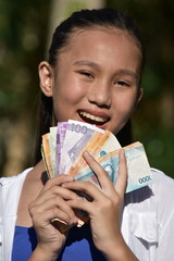 A Teenage Female With Money