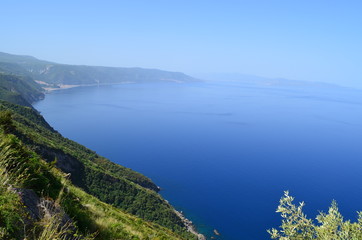 Fototapeta na wymiar Panoramica dal Tracciolino