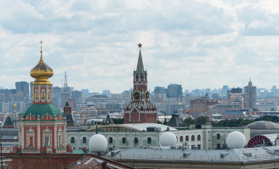 Obraz premium panorama of Moscow overlooking the Kremlin and the Church