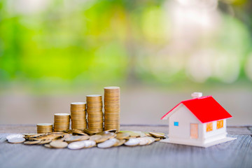 Plants and coins for watering can be used to guide financial growth 