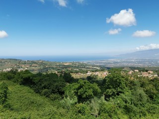 Fototapeta na wymiar View on Calabria