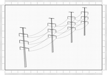 high voltage tower Blueprint