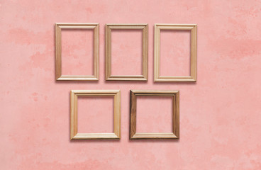 frames on wall