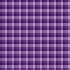 Gingham seamless violet pattern. Texture for plaid, tablecloths, clothes, shirts,dresses,paper,bedding,blankets,quilts and other textile products. Vector Illustration EPS 10