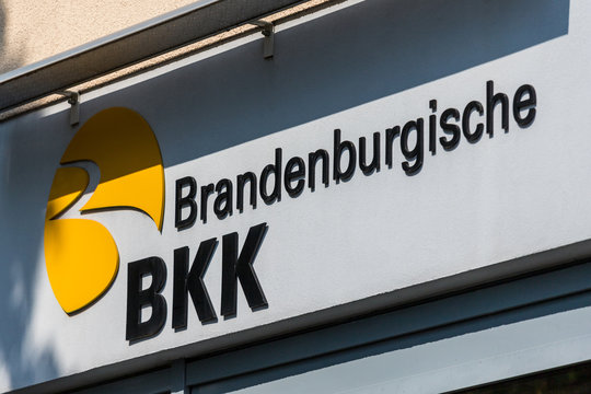 frankfurt oder, brandenburg/germany - 28 08 19: brandeburgische bbk sign in frankfurt oder germany