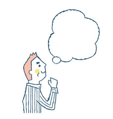 ガッツポーズのシニア男性　ふきだし