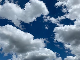 blue sky with clouds