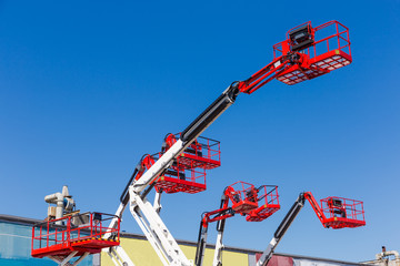 Baskets, top parts of different scissor and articulated boom lifts © An-T