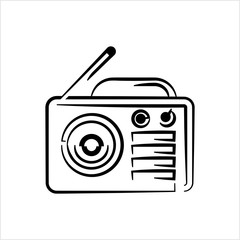 Radio Icon, Electronic Device