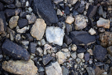 White Sea Rocks or pebbles Background