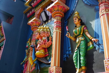 Obraz premium Kannanur Mariamman Kovil , Port Louis auf mauritius
