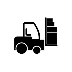Forklift Icon, Warehouse Forklift
