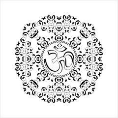Aum (Om) The Holy Motif Design